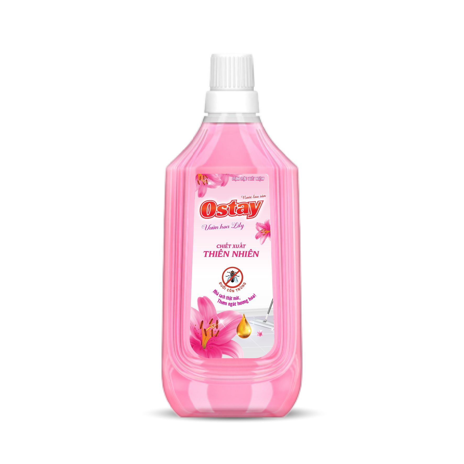 Nước lau sàn Ostay hương Lily - 1,0kg